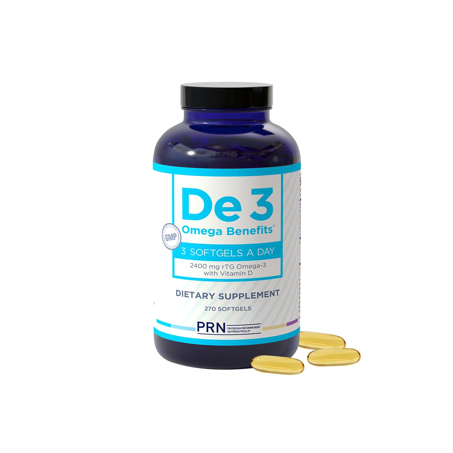 Vista del envase de Omega 3
